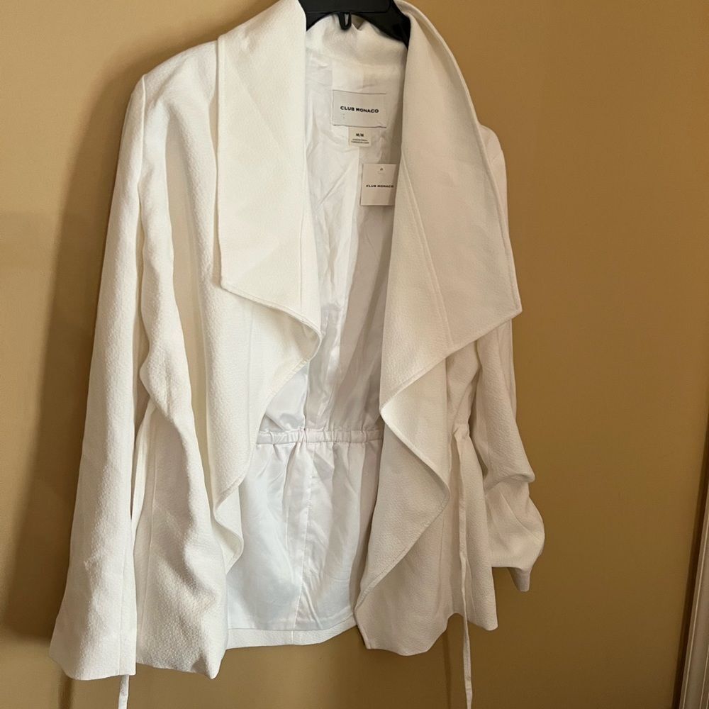 NWT club Monaco medium white cardigan